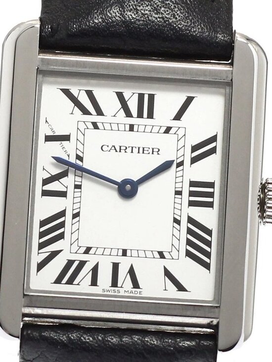 CARTIER Tank solo SM WSTA0030 Silver Dial Quartz Ladies Watch_960855 main image 7